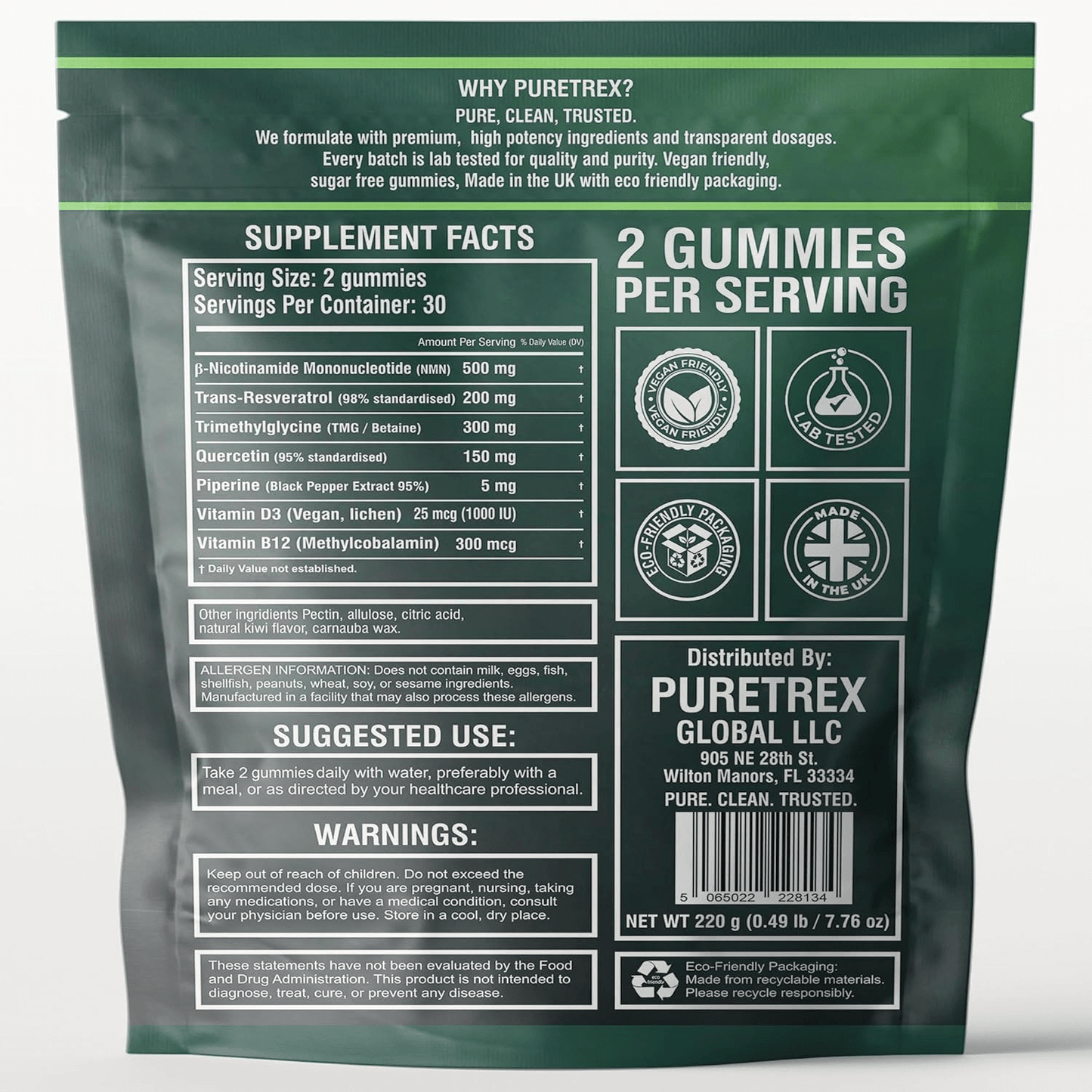 NMN Kiwi Gummies - product image 6 by PURETREX