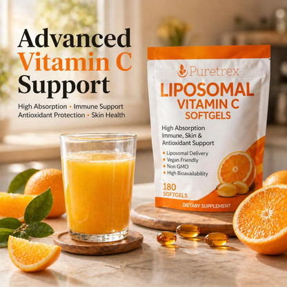 Liposomal Vitamin C Softgels – 1000mg High Absorption Formula