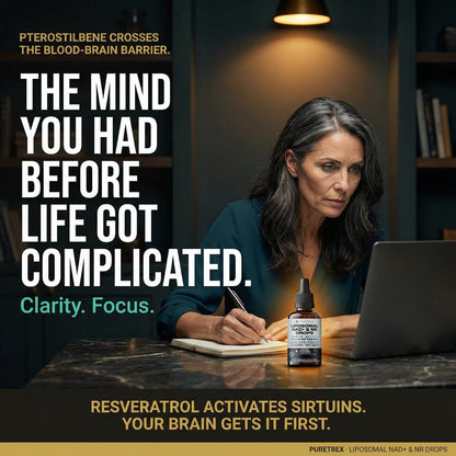 Liposomal NAD+ & NR Drops – Triple Action
