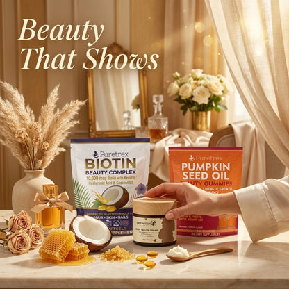 Inside-Out Beauty Bundle — Biotin Complex + Pumpkin Gummies + Tallow Cream