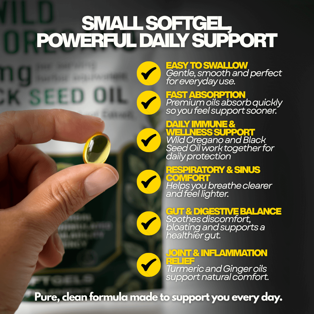 Oil of Oregano with Black Seed Oil 6000mg