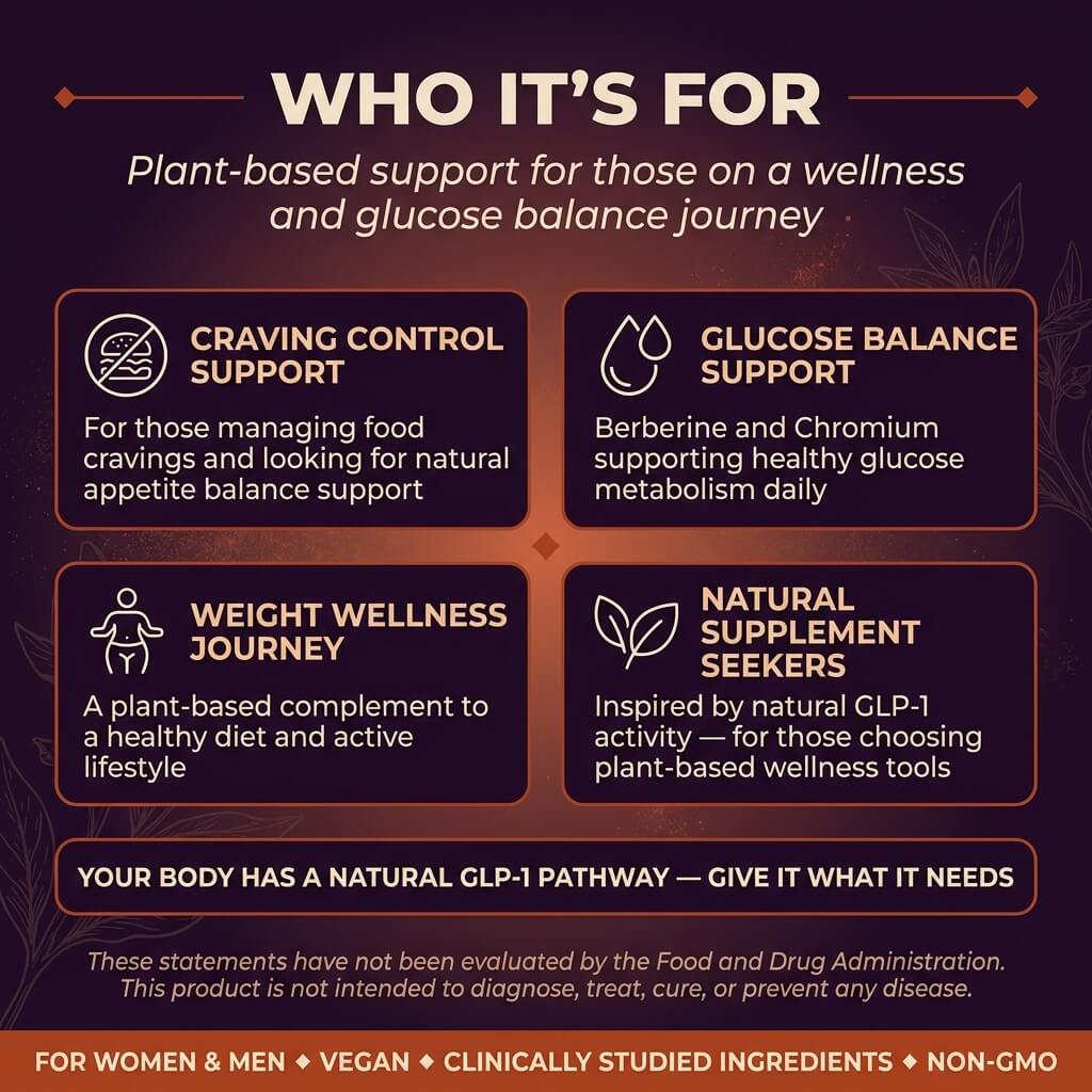 GLP-1 Support Complex – Berberine, Inulin & Chromium Formula