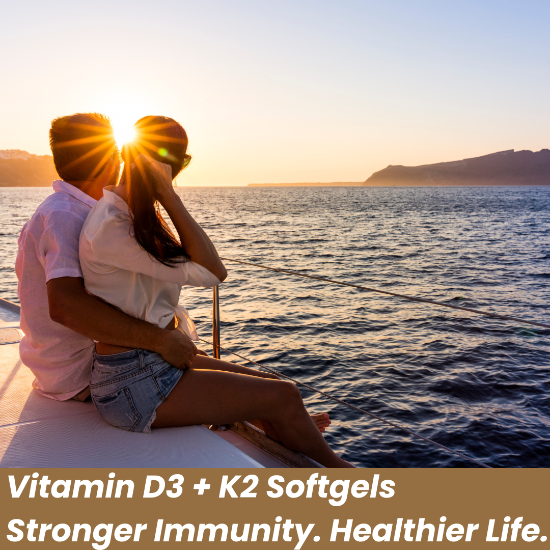 D3 + K2 Softgels with Coconut Oil – Premium Dietary Supplement