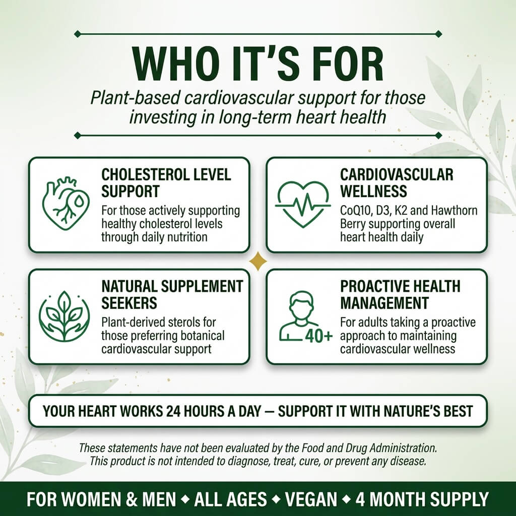 Plant Sterols Complex – 120 Capsules