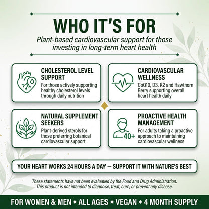 Plant Sterols Complex – 120 Capsules