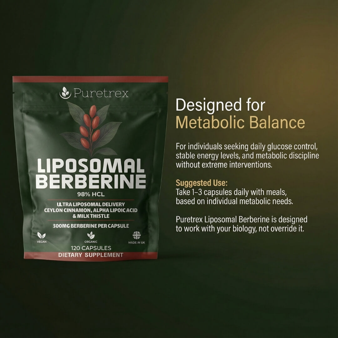 Liposomal Berberine 98% HCL 500mg + Ceylon Cinnamon, ALA, Milk Thistle - product image 5 by PURETREX