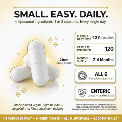 Liposomal Nattokinase 4000FU + Bromelain – Circulation & Heart Support