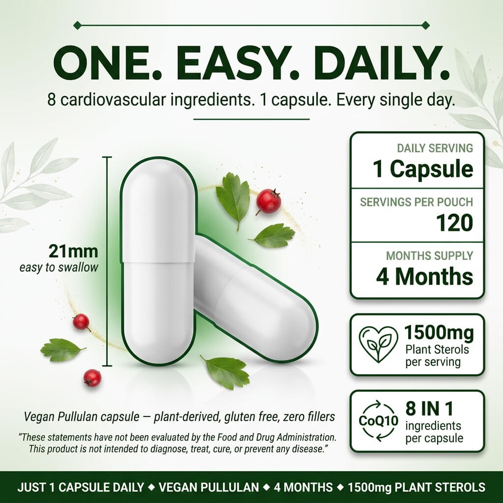 Plant Sterols Complex – 120 Capsules