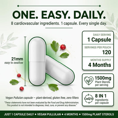 Plant Sterols Complex – 120 Capsules