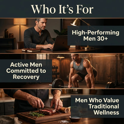 Men's Daily Foundation Stack — Pumpkin Seed Oil/Saw Palmetto + Shilajit + Magnesium Glycinate