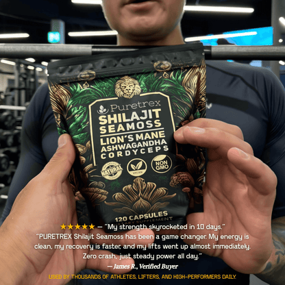 Shilajit with Sea Moss, Lion's Mane, Ashwagandha & Cordyceps