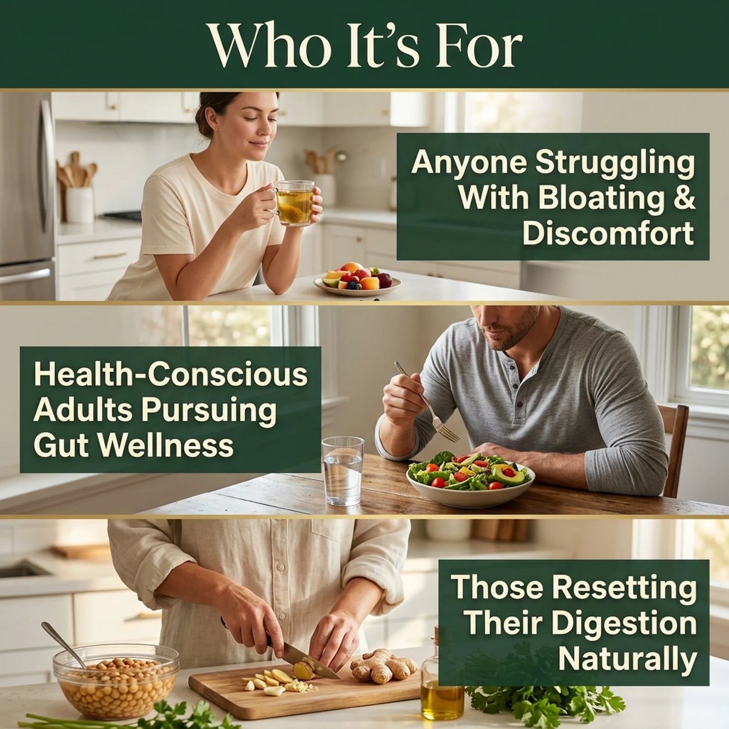 Gut Reset Protocol — Herbal Cleanse Capsules + 300 Billion CFU Probiotic