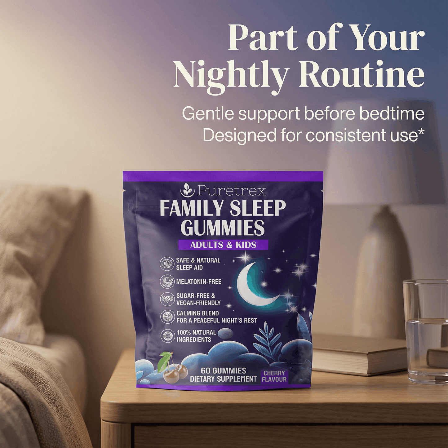 Family Sleep Gummies for Adults & Kids (4+) - product image 5 by PURETREX
