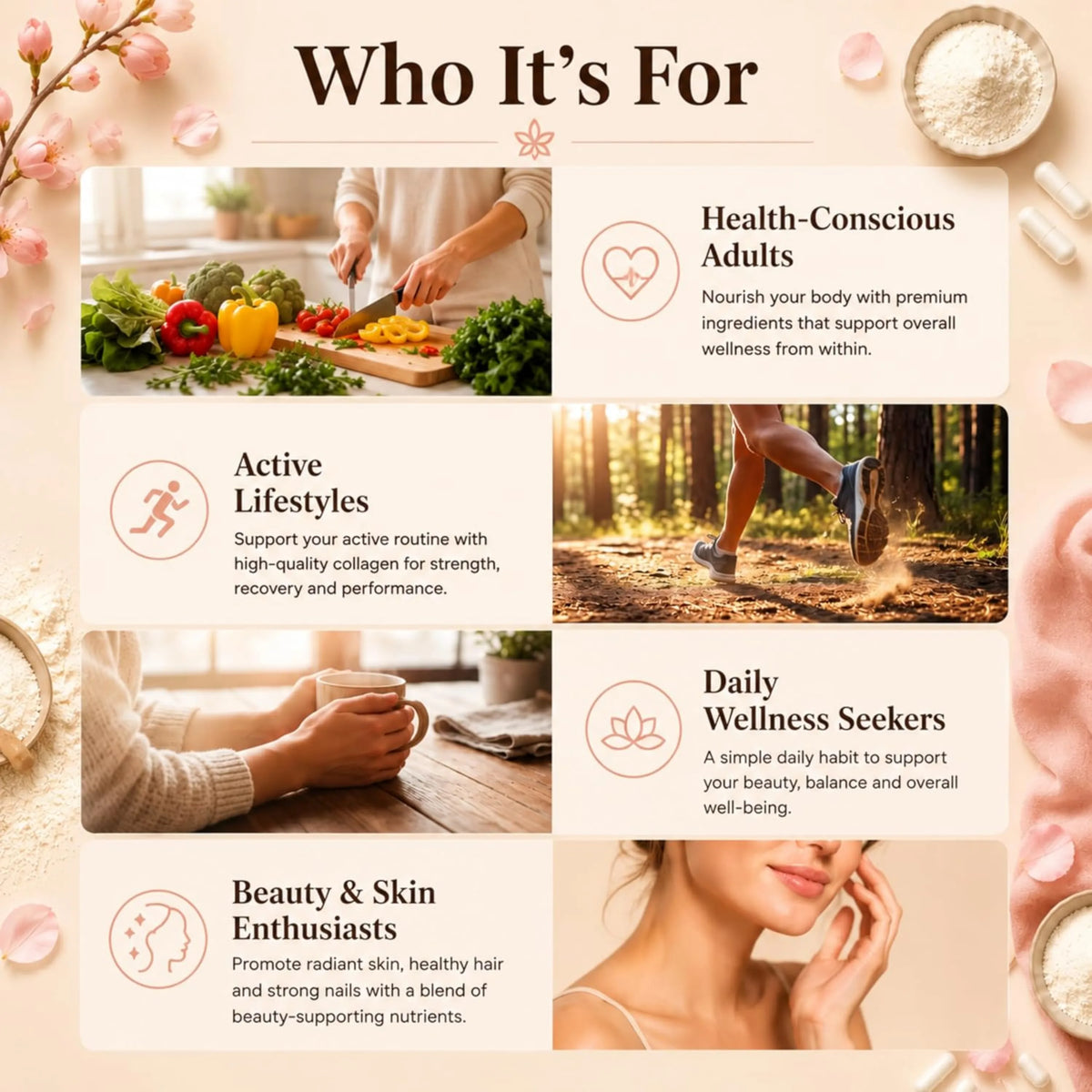 Wild Marine Collagen Peptides + Bovine Colostrum – Hyaluronic Acid & BioPerine®