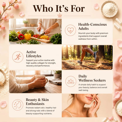 Wild Marine Collagen Peptides + Bovine Colostrum – Hyaluronic Acid & BioPerine®