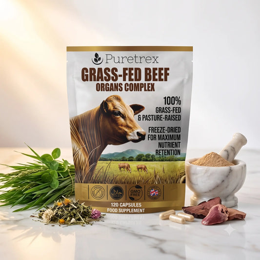 Grass-Fed Beef Organs Complex – Liver, Heart, Kidney & Spleen