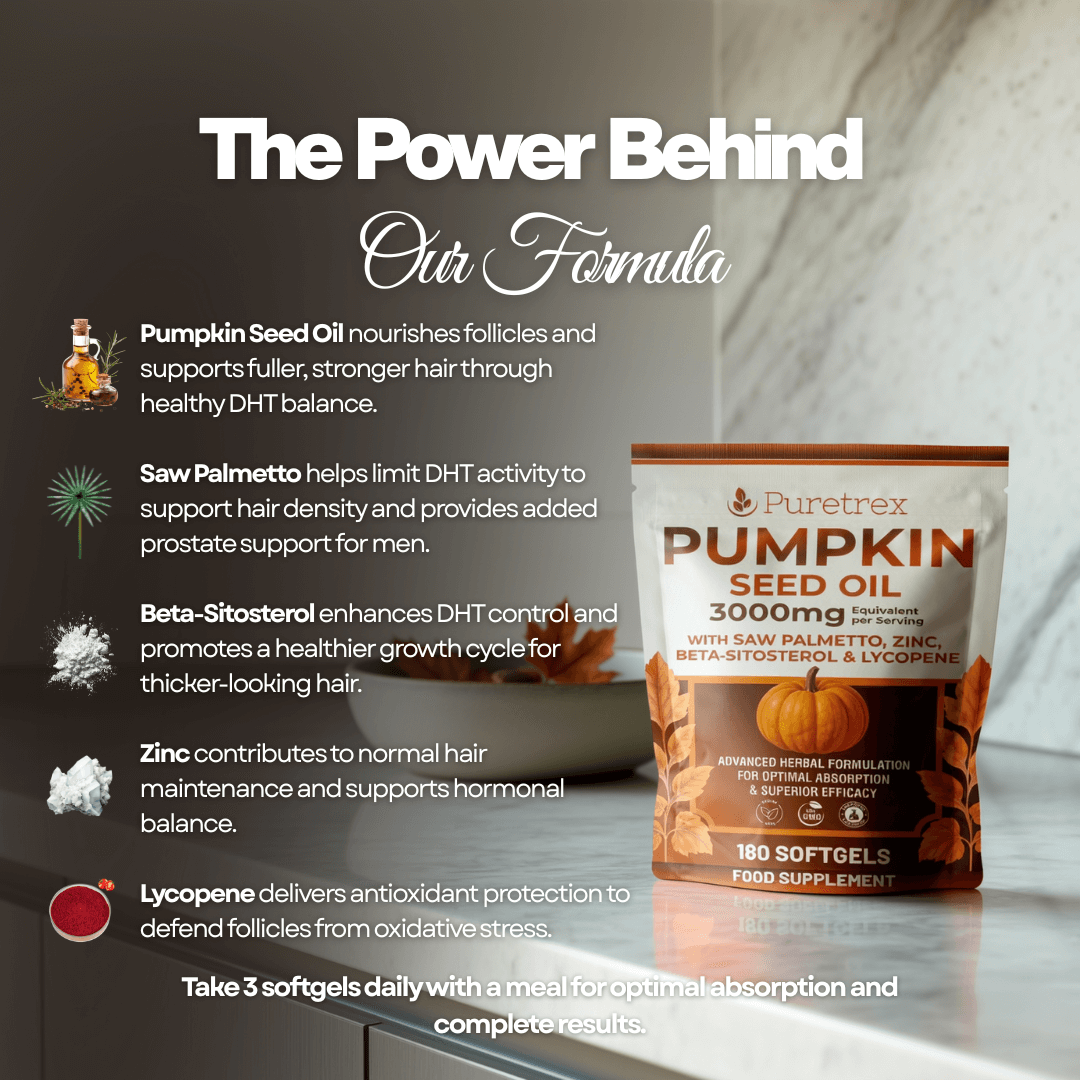 Cold Pressed Pumpkin Seed Oil & Saw Palmetto