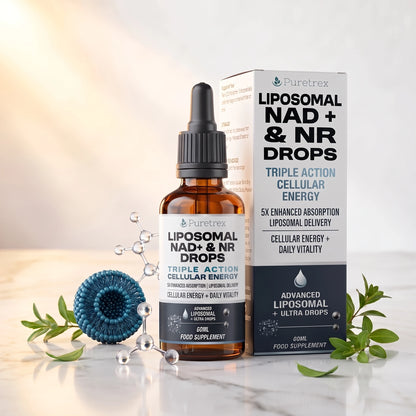 Liposomal NAD+ & NR Drops – Triple Action