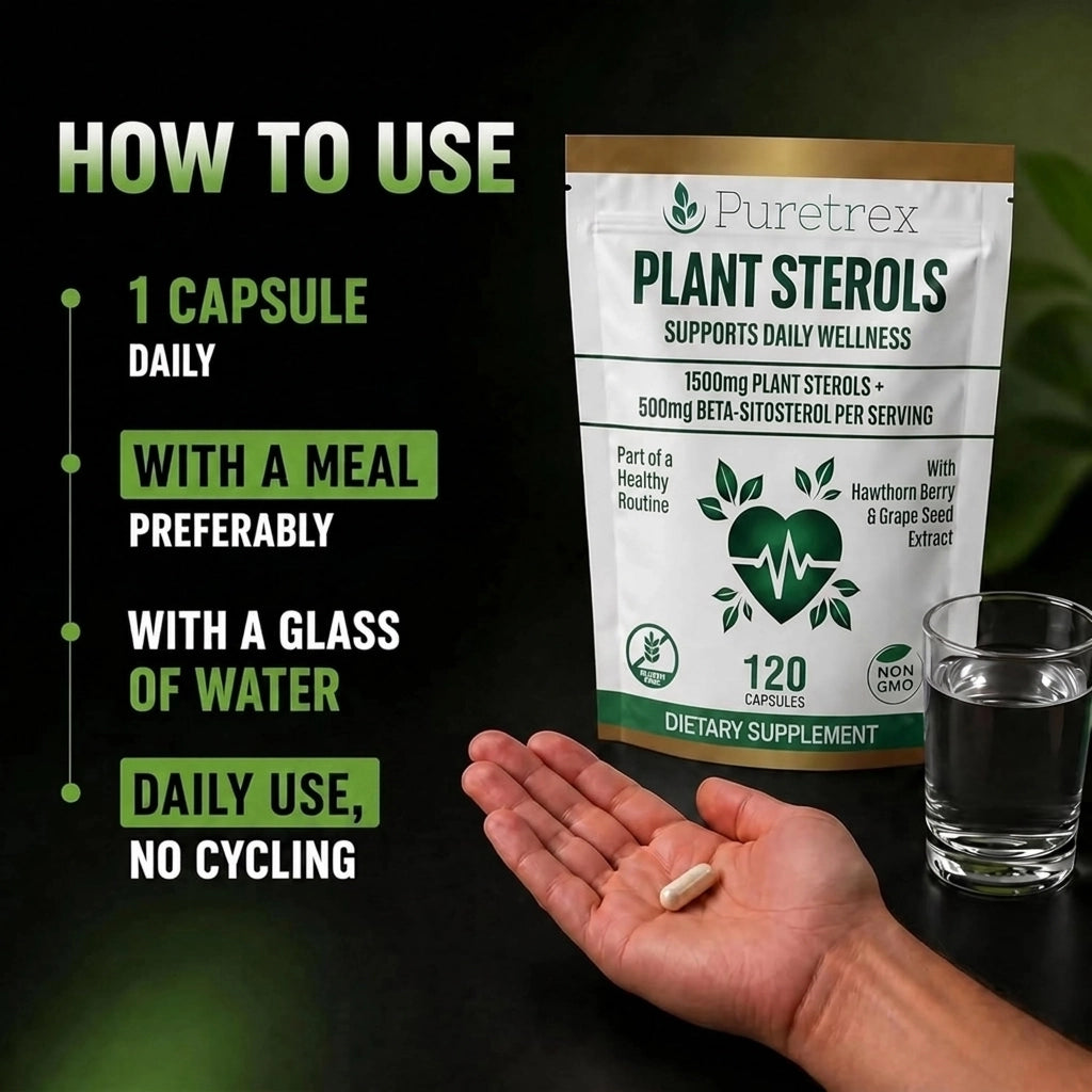 Plant Sterols Complex – 120 Capsules