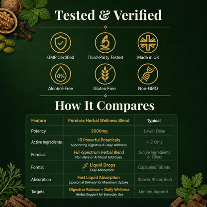 Liposomal Herbal Gut Support Drops – Advanced Digestive Support