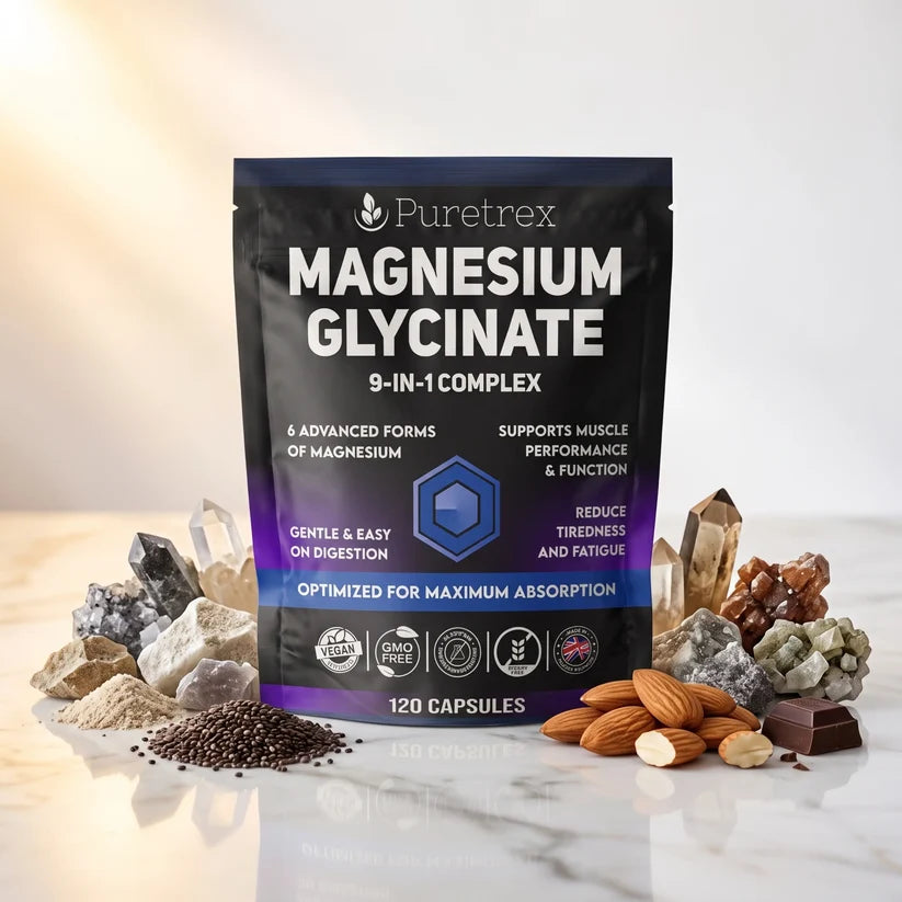 Magnesium Glycinate Complex – 6 Forms + Vitamin B6, Zinc & BioPerine®
