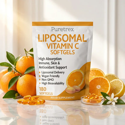 Liposomal Vitamin C Softgels – 1000mg High Absorption Formula