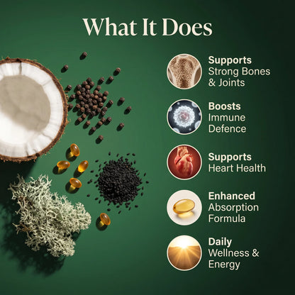 High strength vitamin D3 K2 supplement benefits: bone, joint, immune and heart health support with enhanced absorption formula.