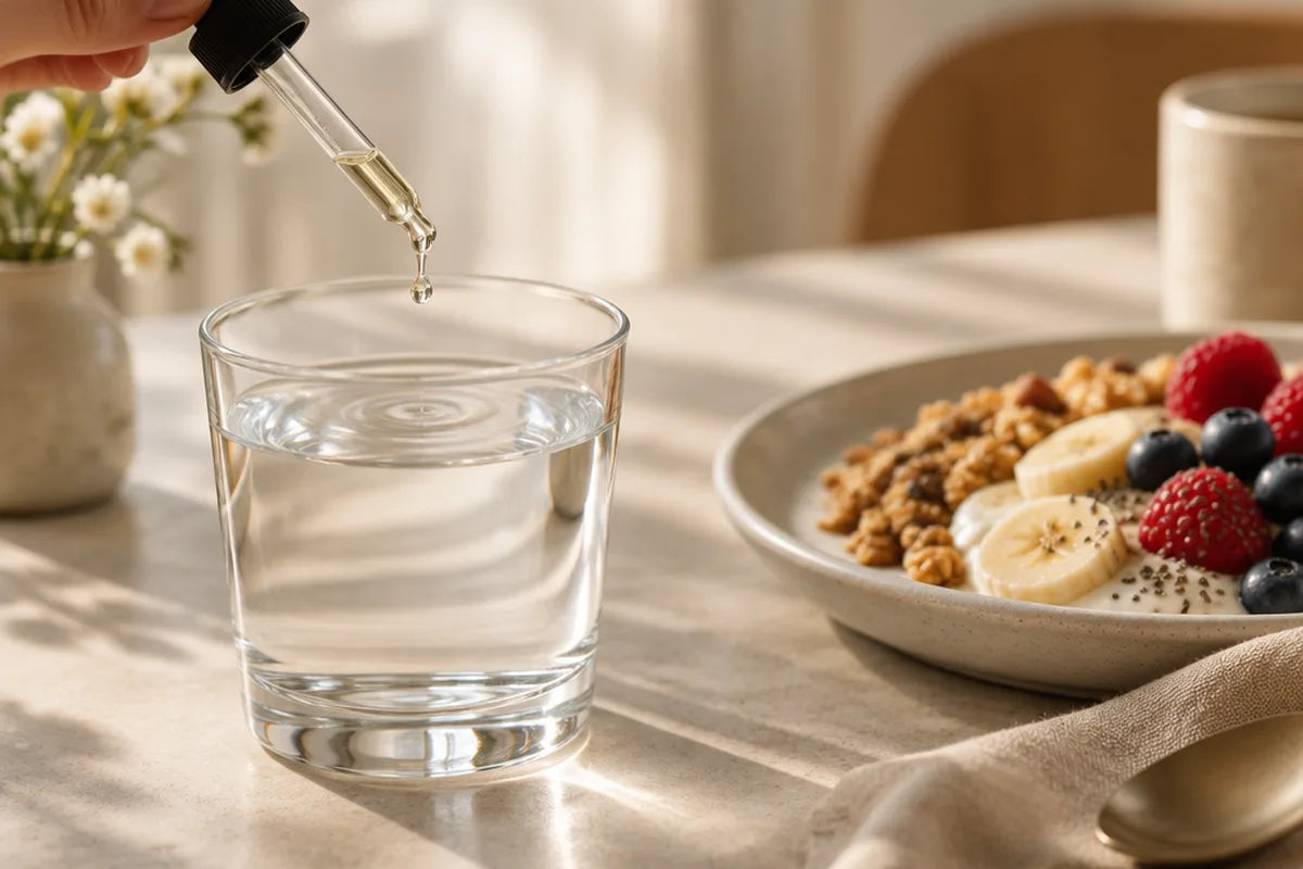 Herbal Gut Drops routine